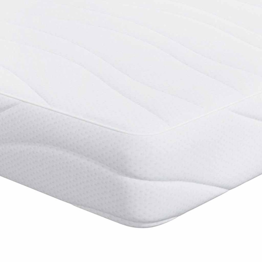 vidaXL Στρώμα Λευκό 180 x 200 cm Ζακάρ ύφασμα