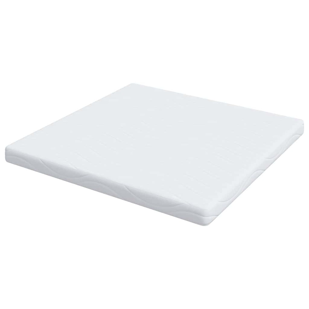 vidaXL Στρώμα Λευκό 180 x 200 cm Ζακάρ ύφασμα
