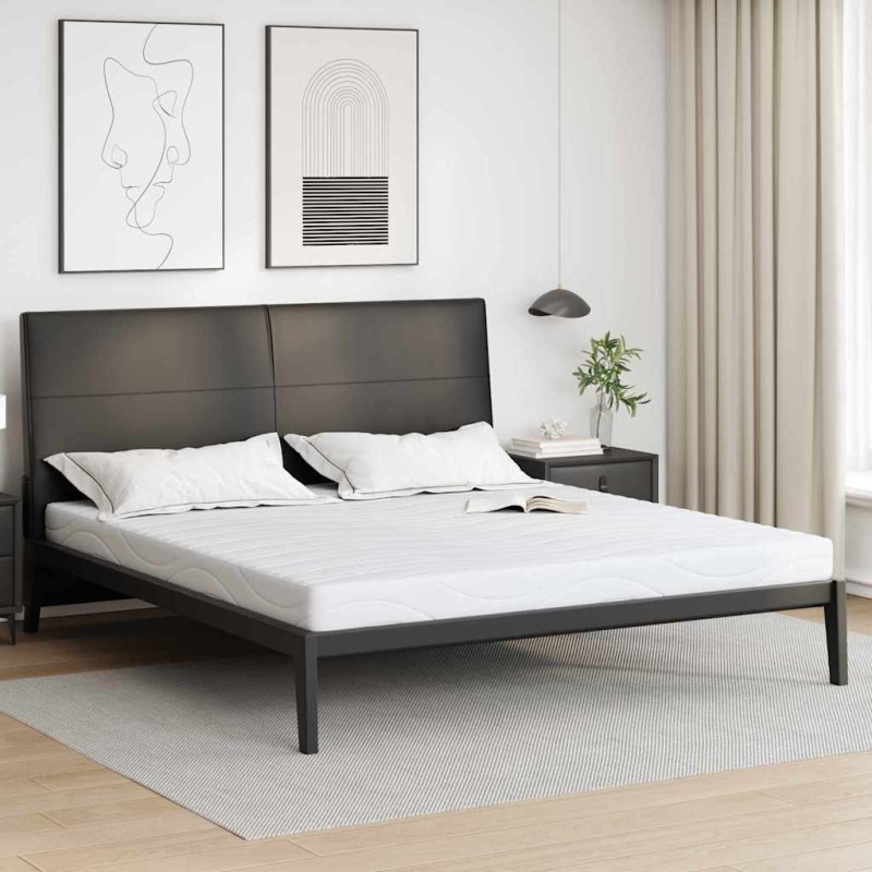 vidaXL Στρώμα Λευκό 180 x 200 cm Ζακάρ ύφασμα
