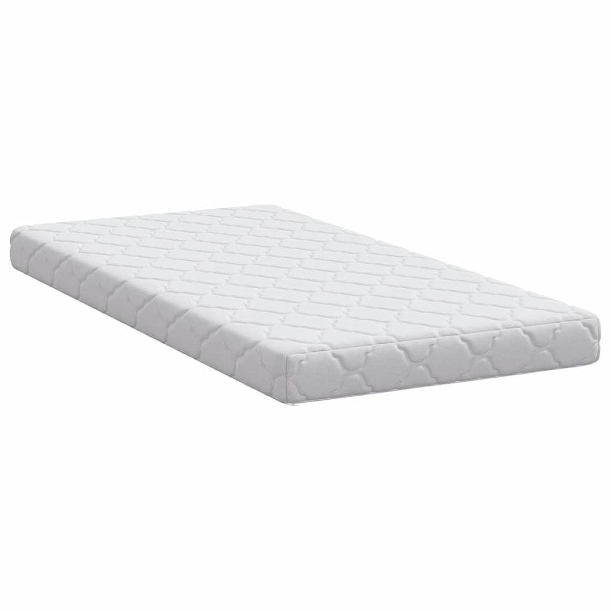 vidaXL Στρώμα Λευκό 60 x 120 cm Ζακάρ ύφασμα