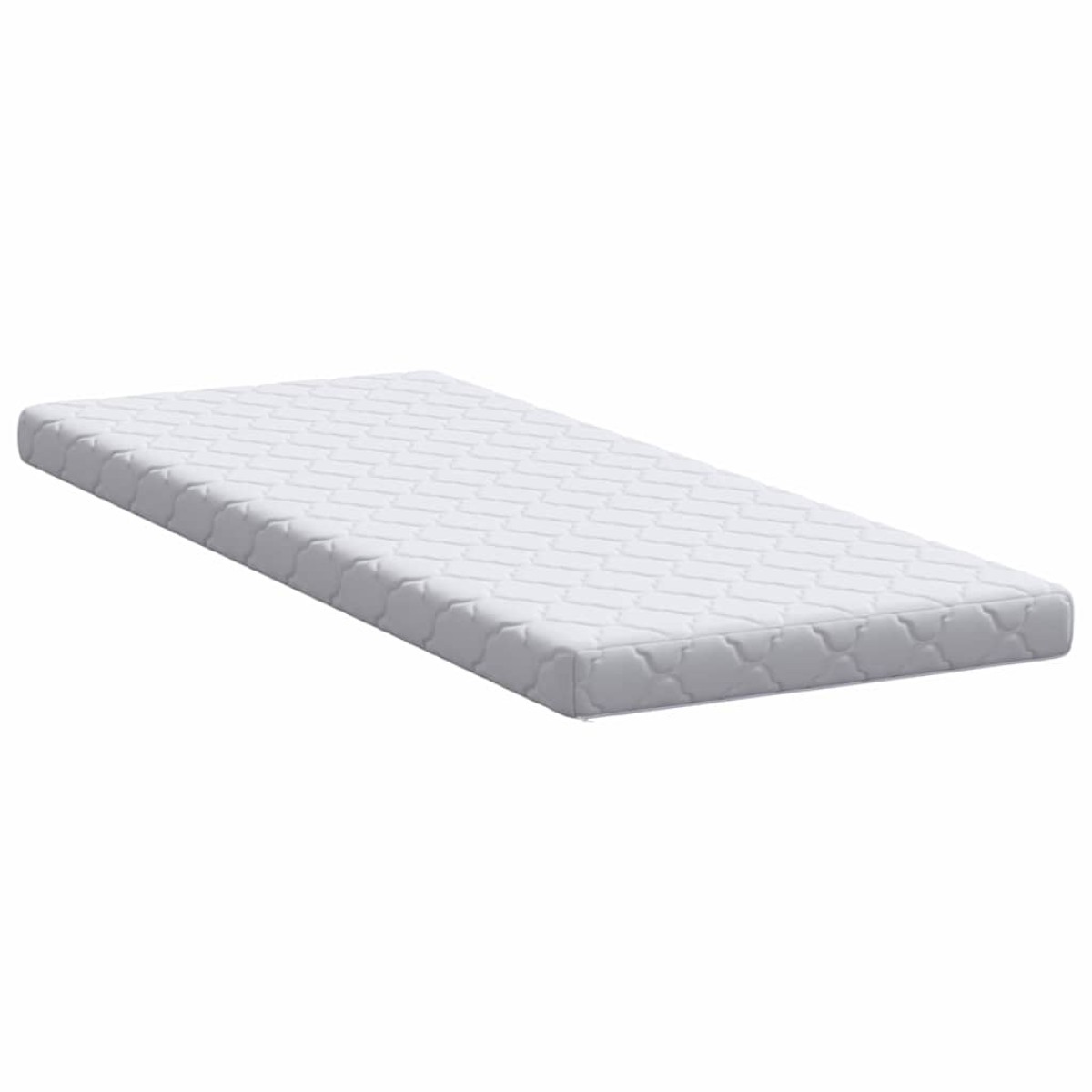 vidaXL Στρώμα Λευκό 70 x 200 cm Ζακάρ ύφασμα