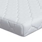 vidaXL Στρώμα Λευκό 120 x 200 cm Ζακάρ ύφασμα