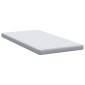 vidaXL Στρώμα Λευκό 120 x 200 cm Ζακάρ ύφασμα