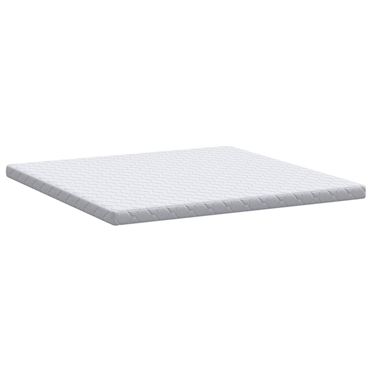 vidaXL Στρώμα Λευκό 180 x 200 cm Ζακάρ ύφασμα