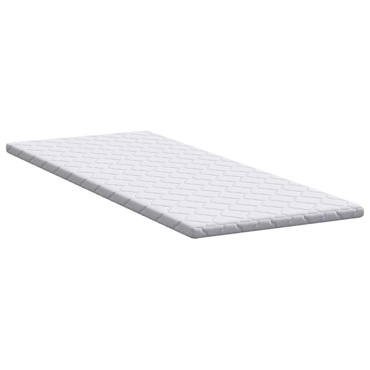 vidaXL Κουβέρτα Καρύδας Λευκό 80 x 200 cm Ζακάρ ύφασμα