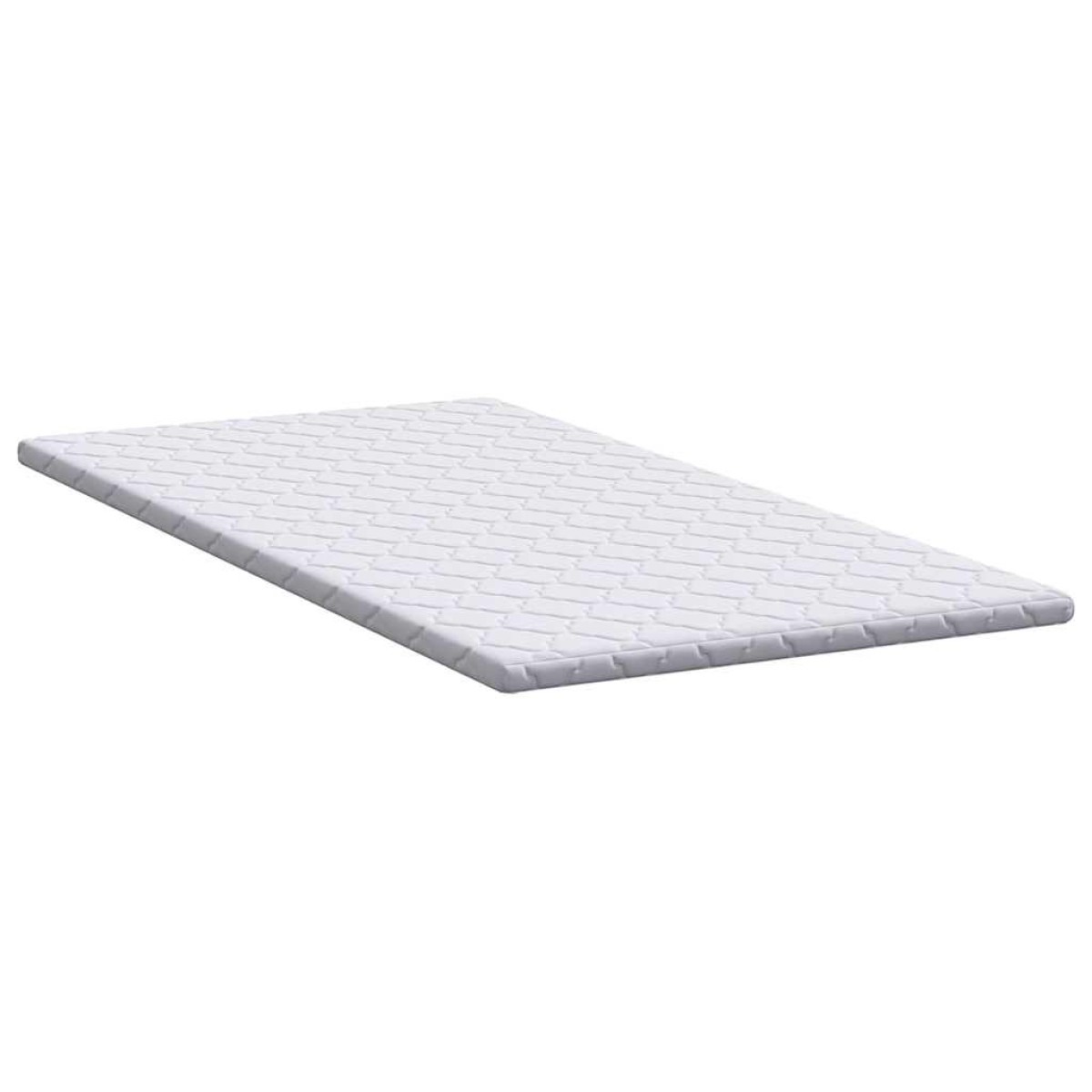 vidaXL Κουβέρτα Καρύδας Λευκό 90 x 190 cm Ζακάρ ύφασμα