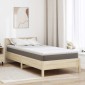 vidaXL Κουβέρτα Καρύδας Λευκό 90 x 200 cm Ζακάρ ύφασμα