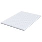 vidaXL Κουβέρτα Καρύδας Λευκό 140 x 200 cm Ζακάρ ύφασμα