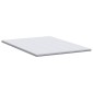 vidaXL Κουβέρτα Καρύδας Λευκό 140 x 200 cm Ζακάρ ύφασμα