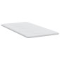 vidaXL Στρώμα επικάλυψης Λευκό 90 x 190 cm Υφασμα Πλεκτό