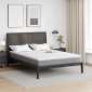 vidaXL Στρώμα επικάλυψης Λευκό 140 x 200 cm Υφασμα Πλεκτό