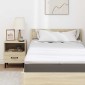 vidaXL Στρώμα επικάλυψης Λευκό 100 x 200 cm Υφασμα Πλεκτό