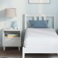 vidaXL Στρώμα Λευκός 60 x 120 cm Τσέπες ελατηρίων
