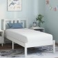 vidaXL Στρώμα Λευκός 80 x 160 cm Τσέπες ελατηρίων