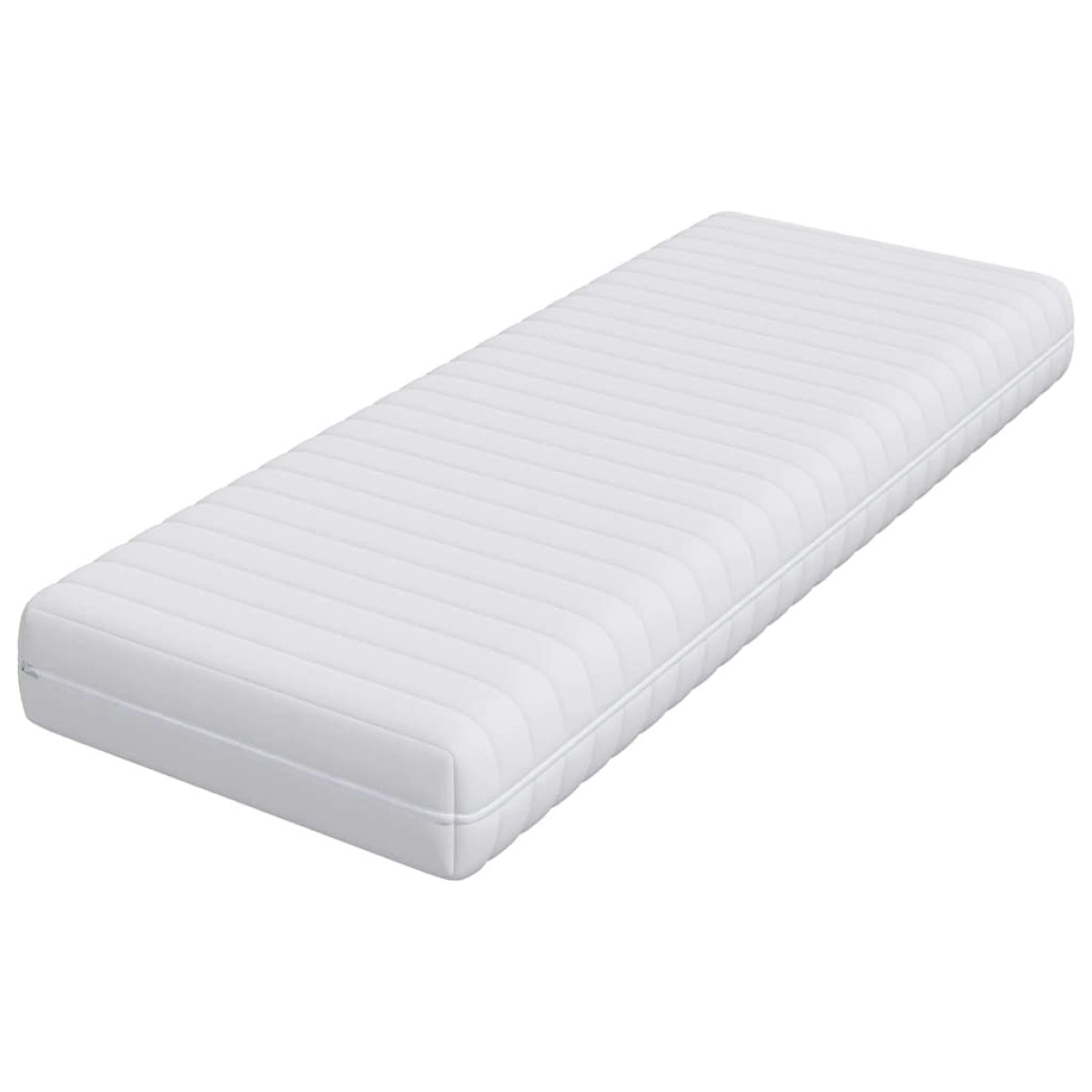 vidaXL Στρώμα Λευκός 70 x 200 cm Τσέπες ελατηρίων