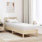 vidaXL Στρώμα Λευκός 70 x 200 cm Τσέπες ελατηρίων