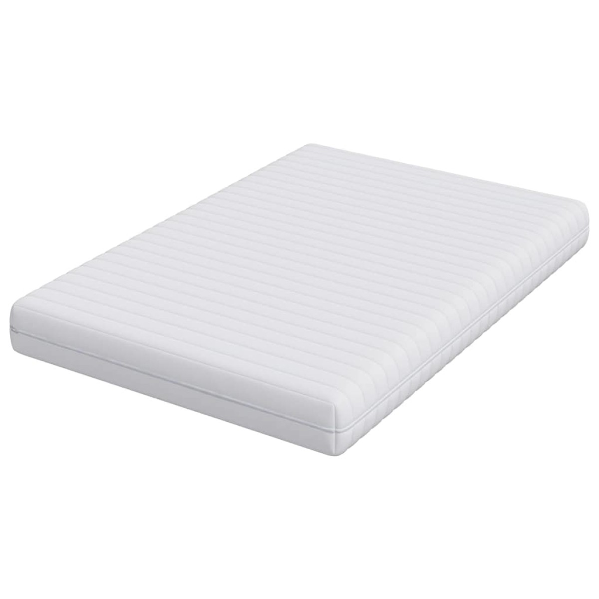 vidaXL Στρώμα Λευκός 140 x 190 cm Τσέπες ελατηρίων