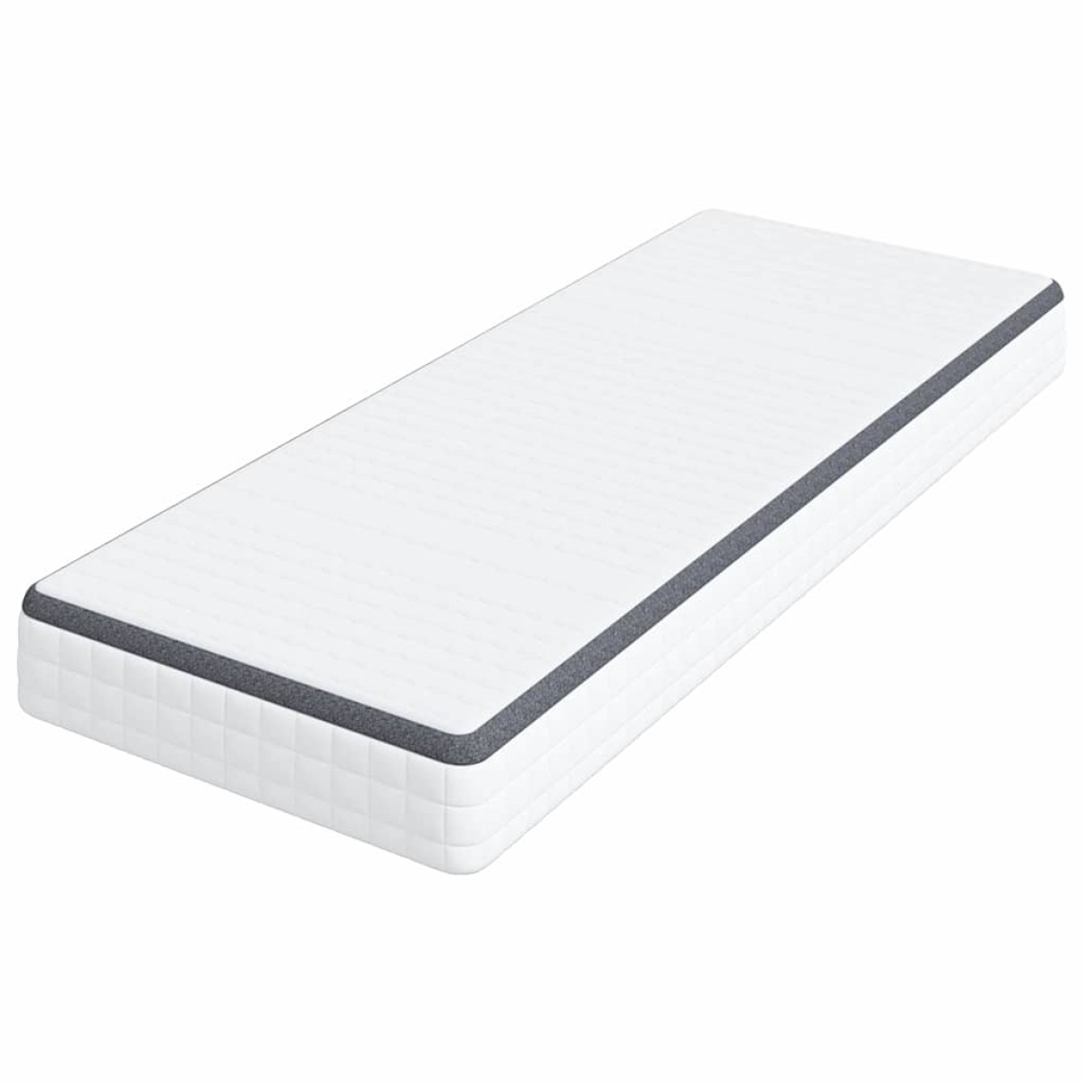 vidaXL Στρώμα Λευκό και Γκρι 80 x 200 cm Σαμπρέλα Bonell