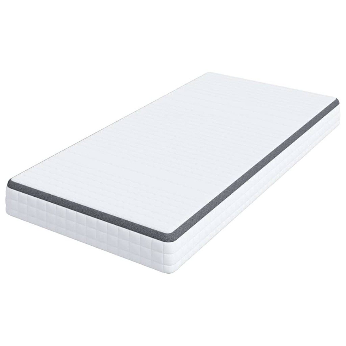 vidaXL Στρώμα Λευκό και Γκρι 90 x 200 cm Σαμπρέλα Bonell