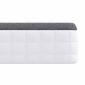 vidaXL Στρώμα 2 τμχ. Μέτρια μαλακό 60 x 200 cm Λευκό και Γκρι