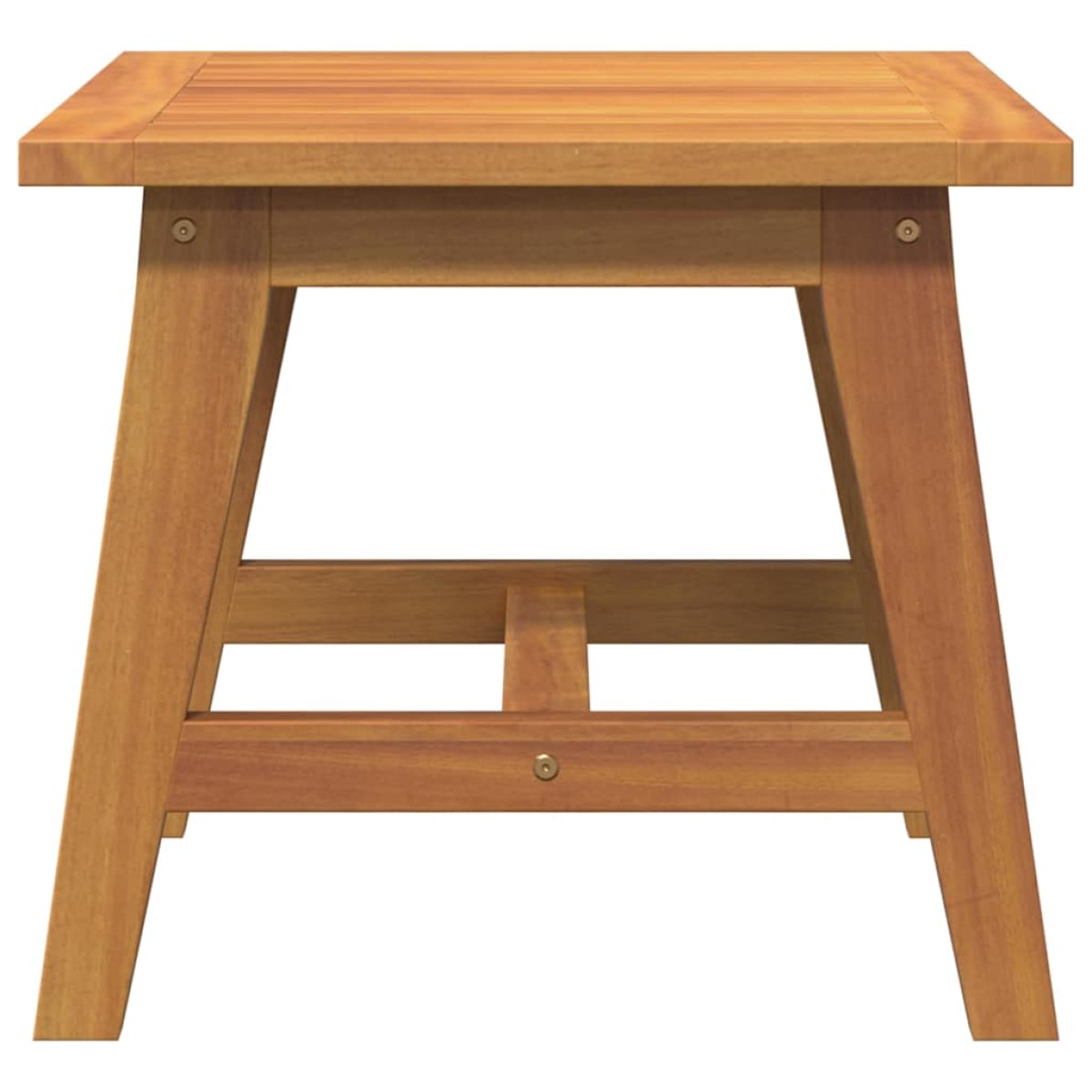 vidaXL Τραπεζάκι Πλευράς Φυσικό Λάδι 45 x 45 x 40 cm