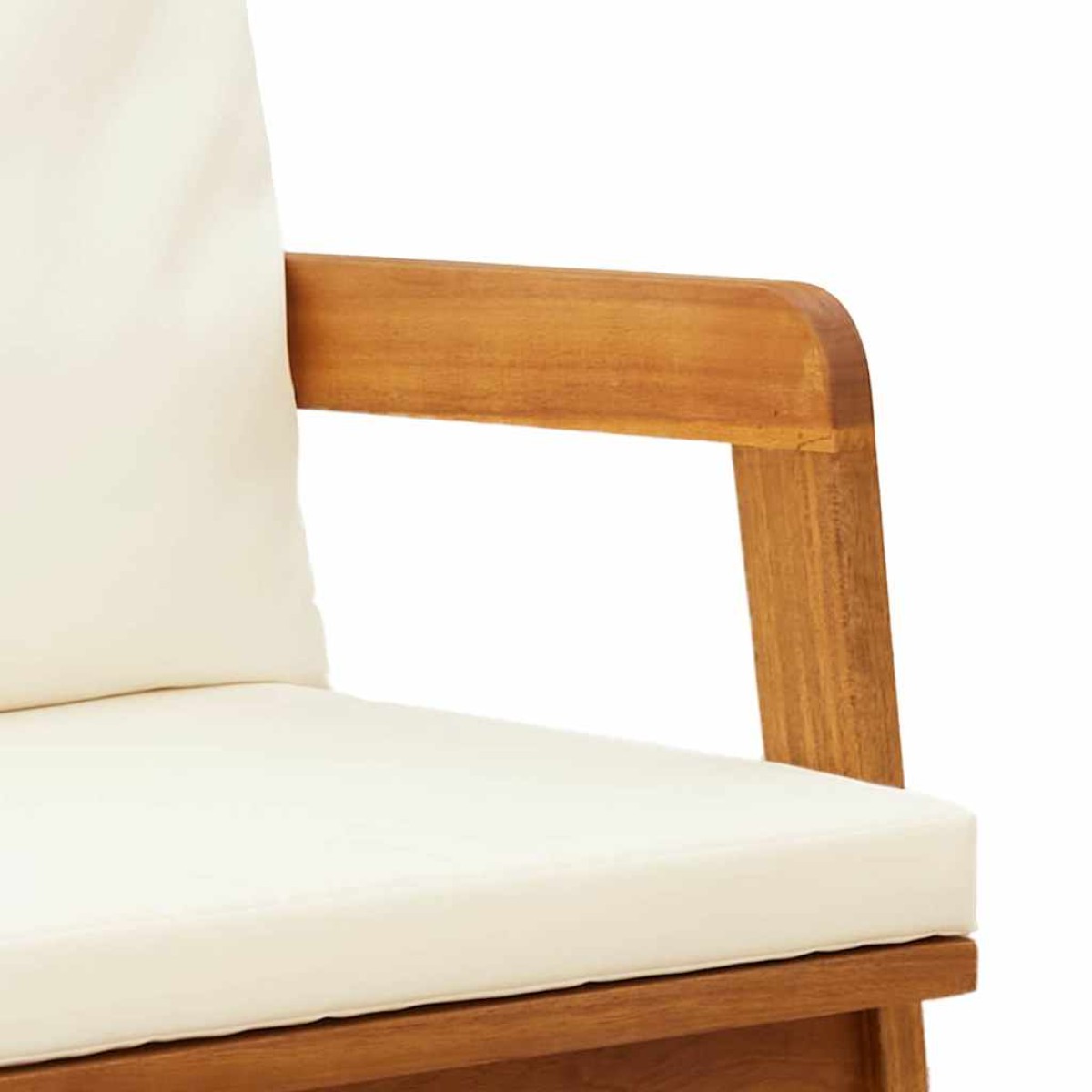 vidaXL Παγκάκι κήπου Φυσικό Λάδι 115 x 65 x 71 εκ Στερεό Ξύλο Ακακίας