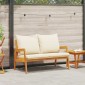 vidaXL Παγκάκι κήπου Φυσικό Λάδι 115 x 65 x 71 εκ Στερεό Ξύλο Ακακίας