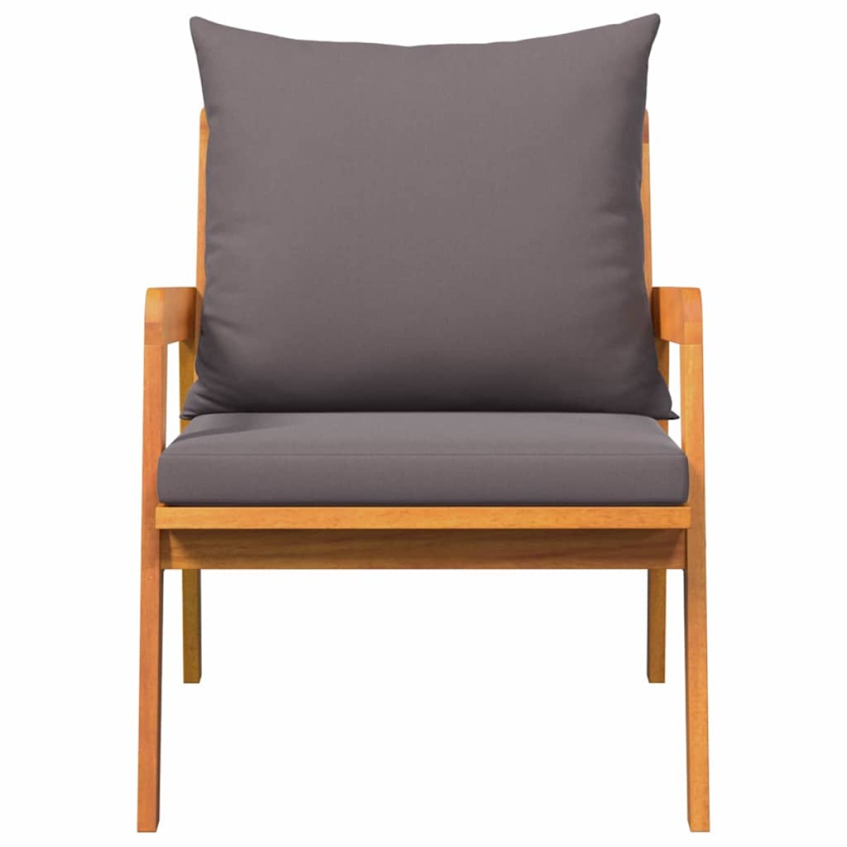 vidaXL Καρέκλα Κήπου 2 Τεμάχιο Φυσικό Λάδι 65 x 59,5 x 72 εκ