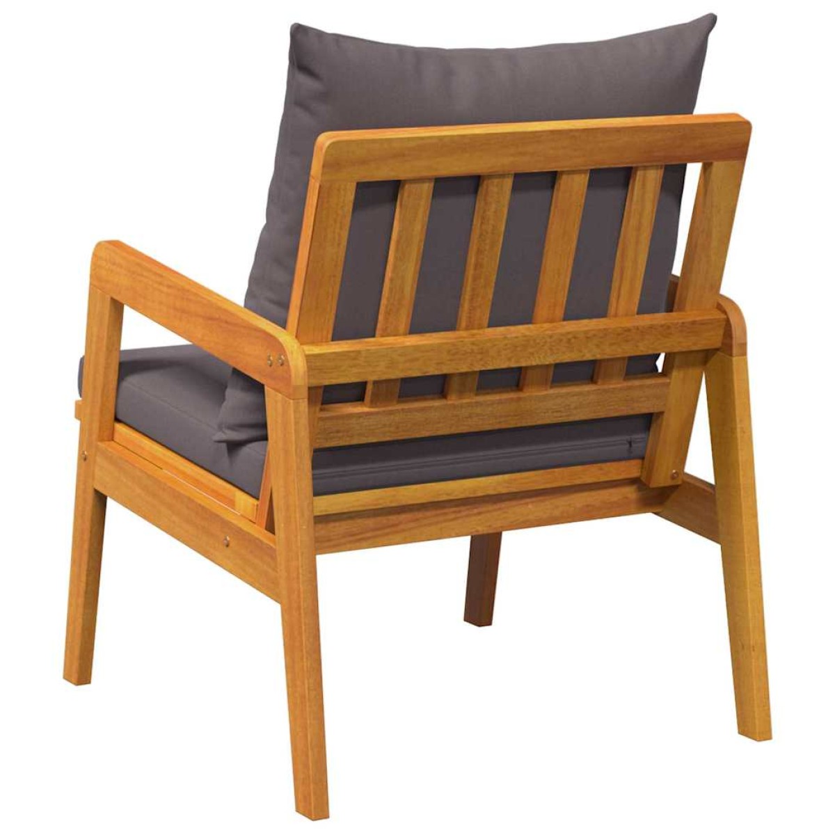 vidaXL Καρέκλα Κήπου 2 Τεμάχιο Φυσικό Λάδι 65 x 59,5 x 72 εκ