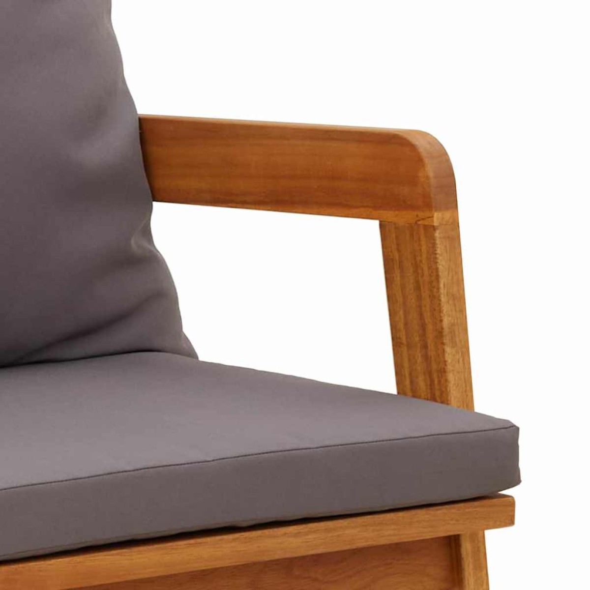 vidaXL Παγκάκι κήπου Φυσικό Λάδι 115 x 65 x 71 εκ Στερεό Ξύλο Ακακίας