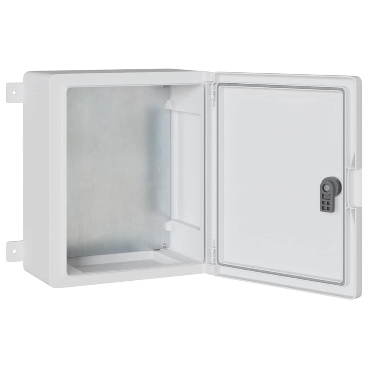 vidaXL Ντουλάπι Ελέγχου Γκρι 37 x 16,5 x 35 εκ ΑΒΣ Πλαστικό