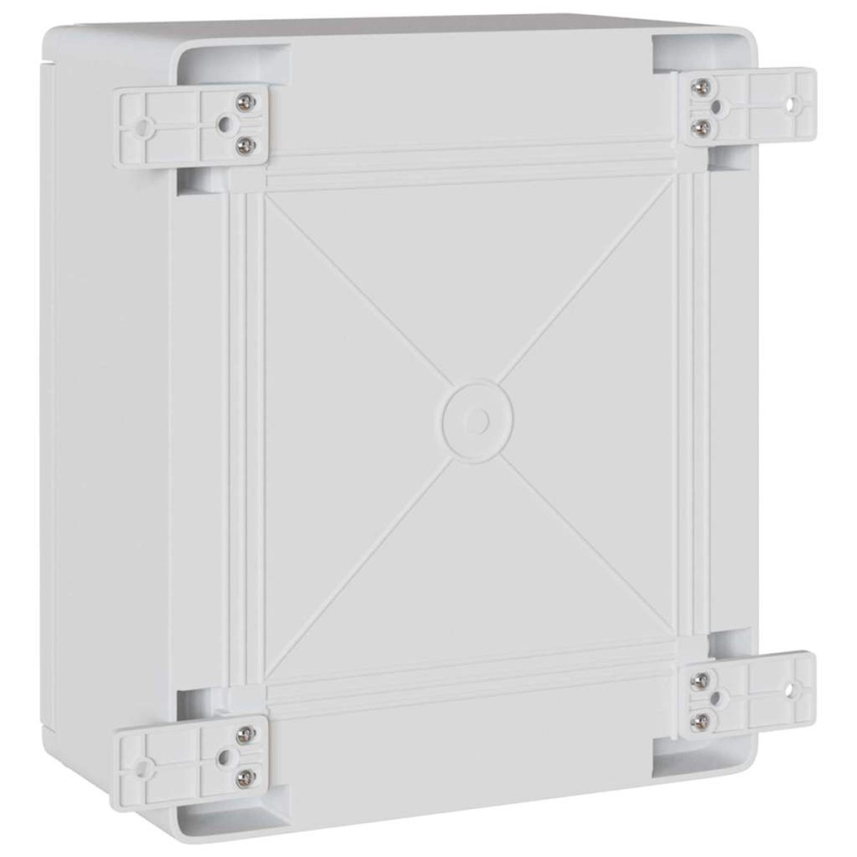 vidaXL Ντουλάπι Ελέγχου Γκρι 37 x 16,5 x 35 εκ ΑΒΣ Πλαστικό