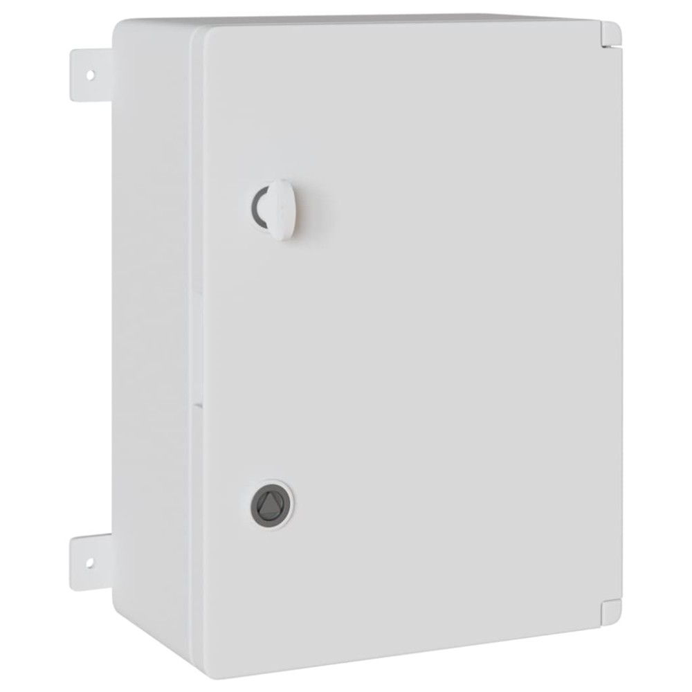 vidaXL Ντουλάπι Ελέγχου Γκρι 37 x 19,5 x 40 εκ ΑΒΣ Πλαστικό