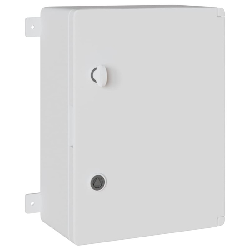 vidaXL Ντουλάπι Ελέγχου Γκρι 37 x 19,5 x 40 εκ ΑΒΣ Πλαστικό