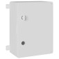 vidaXL Ντουλάπι Ελέγχου Γκρι 37 x 19,5 x 40 εκ ΑΒΣ Πλαστικό