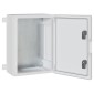 vidaXL Ντουλάπι Ελέγχου Γκρι 37 x 19,5 x 40 εκ ΑΒΣ Πλαστικό