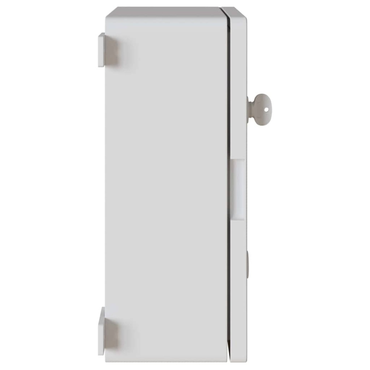 vidaXL Ντουλάπι Ελέγχου Γκρι 37 x 19,5 x 40 εκ ΑΒΣ Πλαστικό
