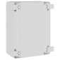 vidaXL Ντουλάπι Ελέγχου Γκρι 37 x 19,5 x 40 εκ ΑΒΣ Πλαστικό