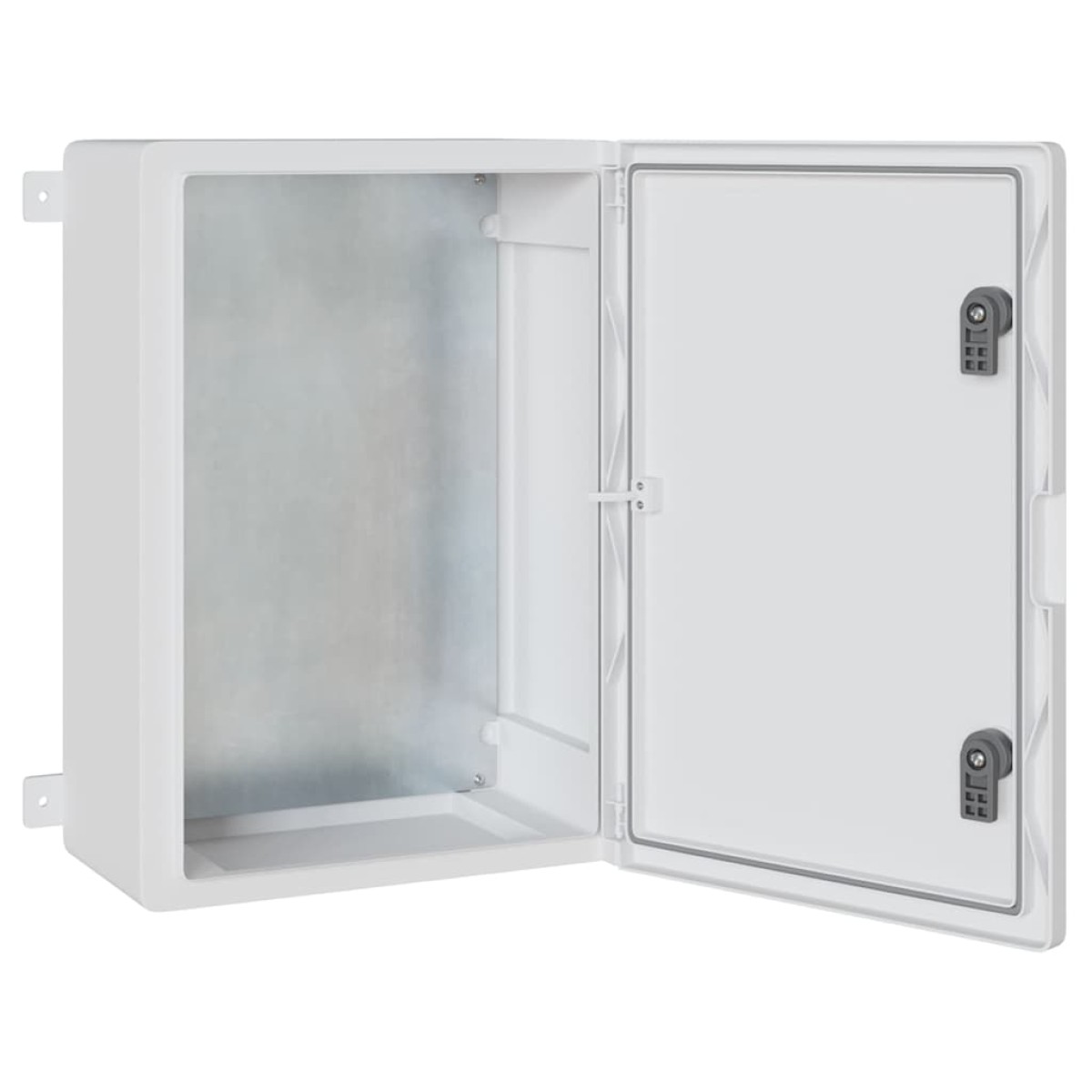 vidaXL Ντουλάπι Ελέγχου Γκρι 42 x 19,5 x 50 εκ ΑΒΣ Πλαστικό