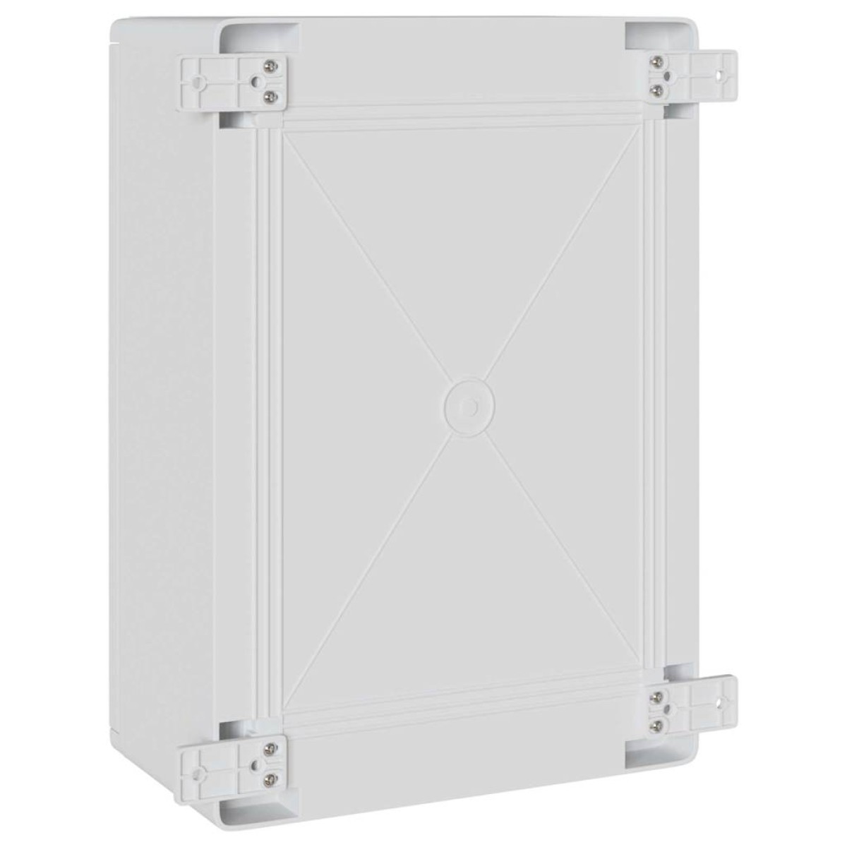 vidaXL Ντουλάπι Ελέγχου Γκρι 42 x 19,5 x 50 εκ ΑΒΣ Πλαστικό