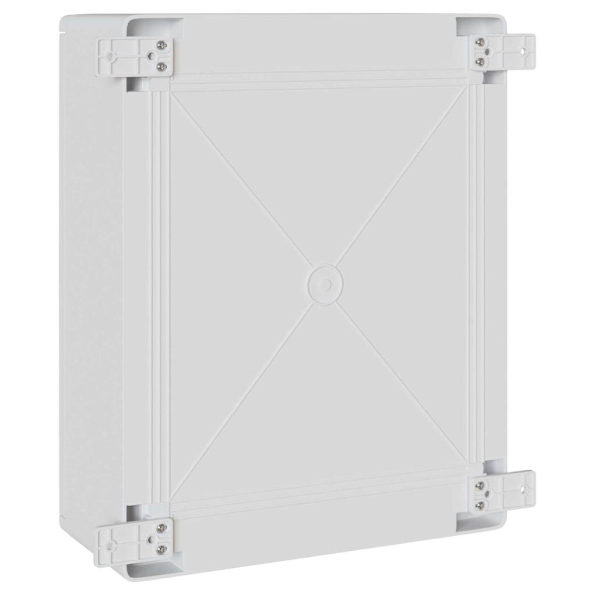 vidaXL Ντουλάπι Ελέγχου Γκρι 47 x 17,5 x 50 εκ ΑΒΣ Πλαστικό