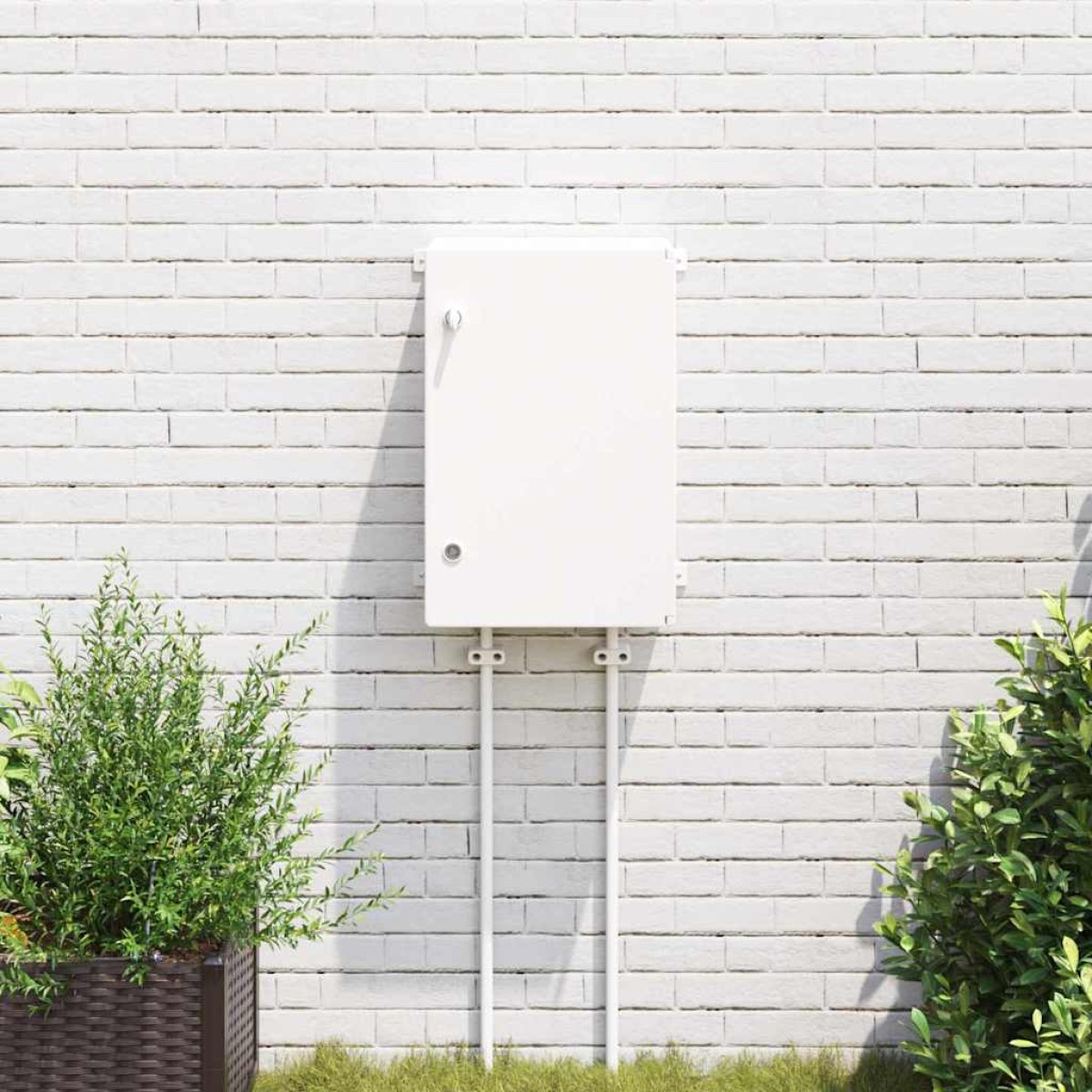 vidaXL Ντουλάπι Ελέγχου Γκρι 47 x 20 x 50 εκ ΑΒΣ Πλαστικό