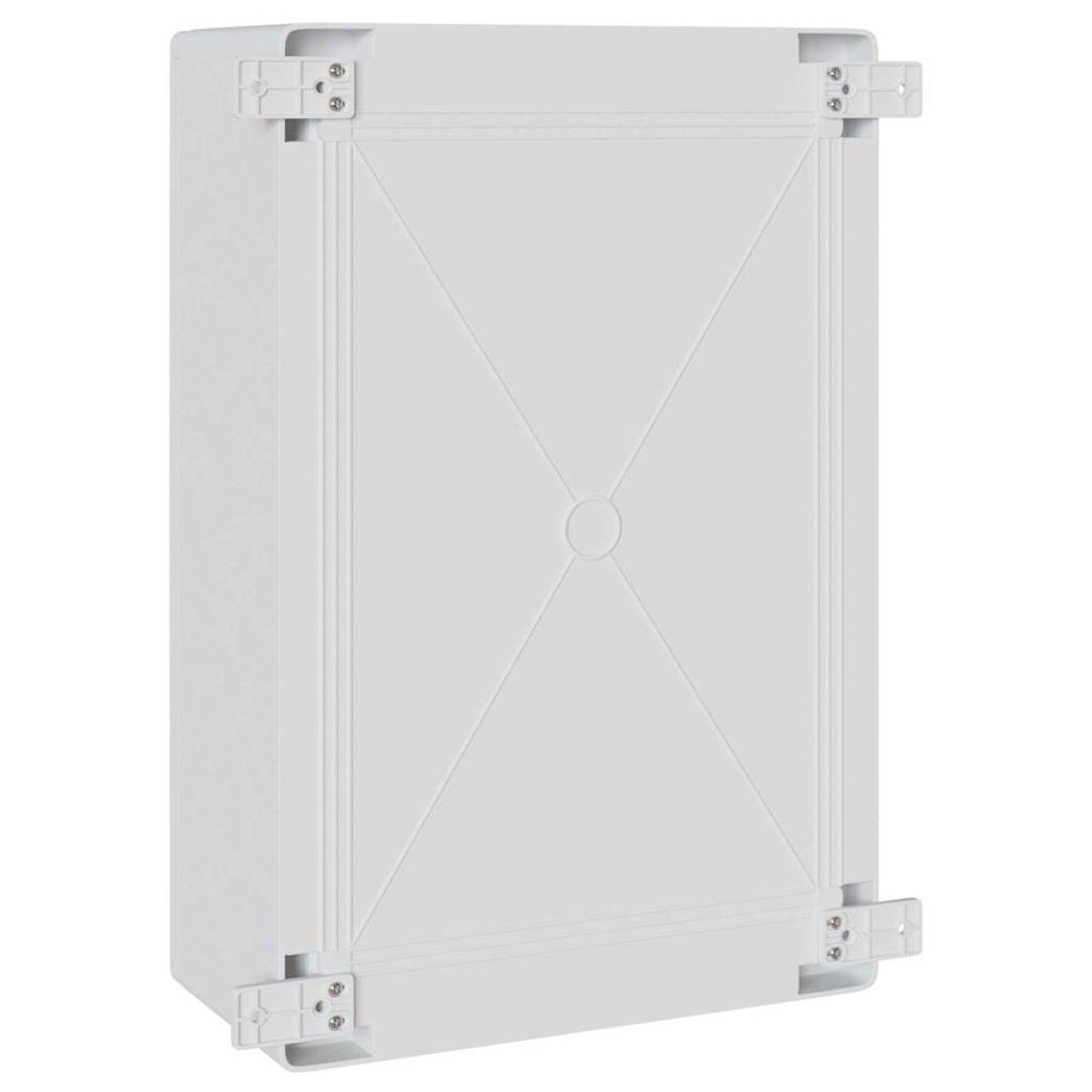 vidaXL Ντουλάπι Ελέγχου Γκρι 47 x 20 x 50 εκ ΑΒΣ Πλαστικό