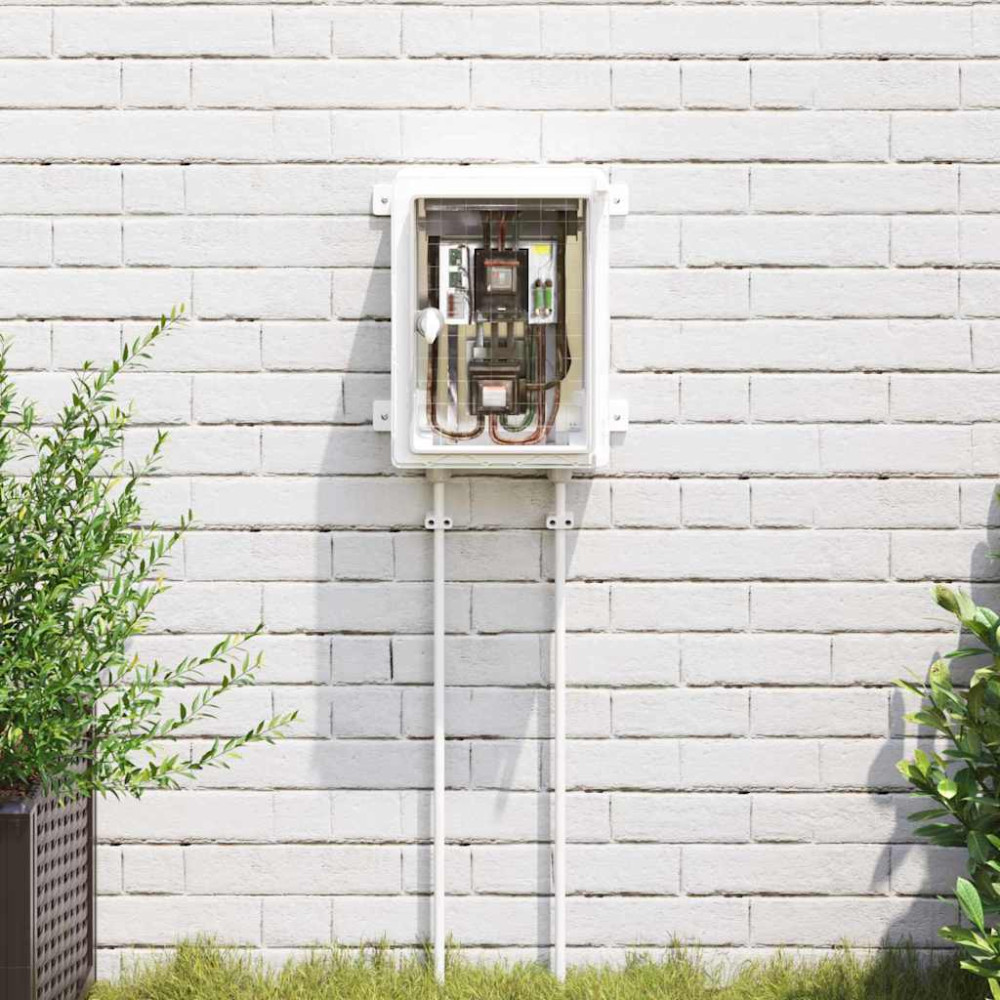 vidaXL Ντουλάπι Ελέγχου Γκρι 32 x 15 x 35 εκ ΑΒΣ Πλαστικό