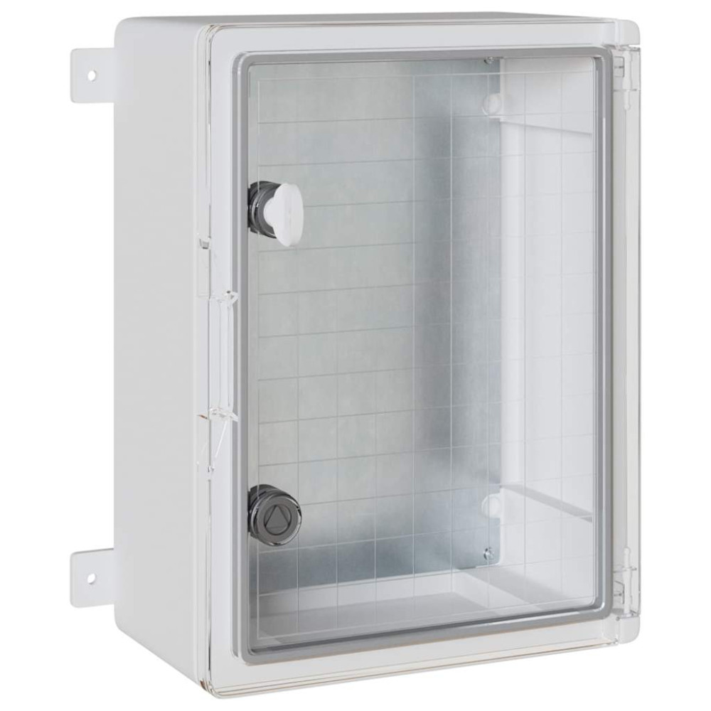 vidaXL Ντουλάπι Ελέγχου Γκρι 37 x 19,5 x 40 εκ ΑΒΣ Πλαστικό