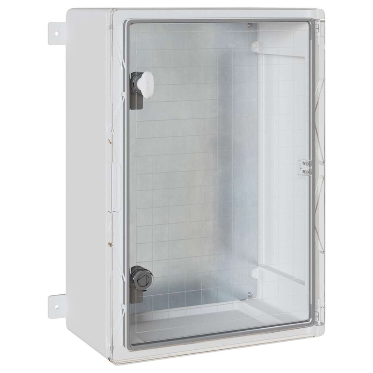 vidaXL Ντουλάπι Ελέγχου Γκρι 42 x 19,5 x 50 εκ ΑΒΣ Πλαστικό