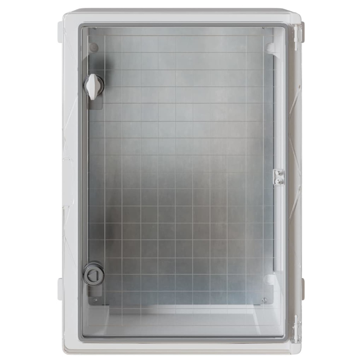 vidaXL Ντουλάπι Ελέγχου Γκρι 42 x 19,5 x 50 εκ ΑΒΣ Πλαστικό