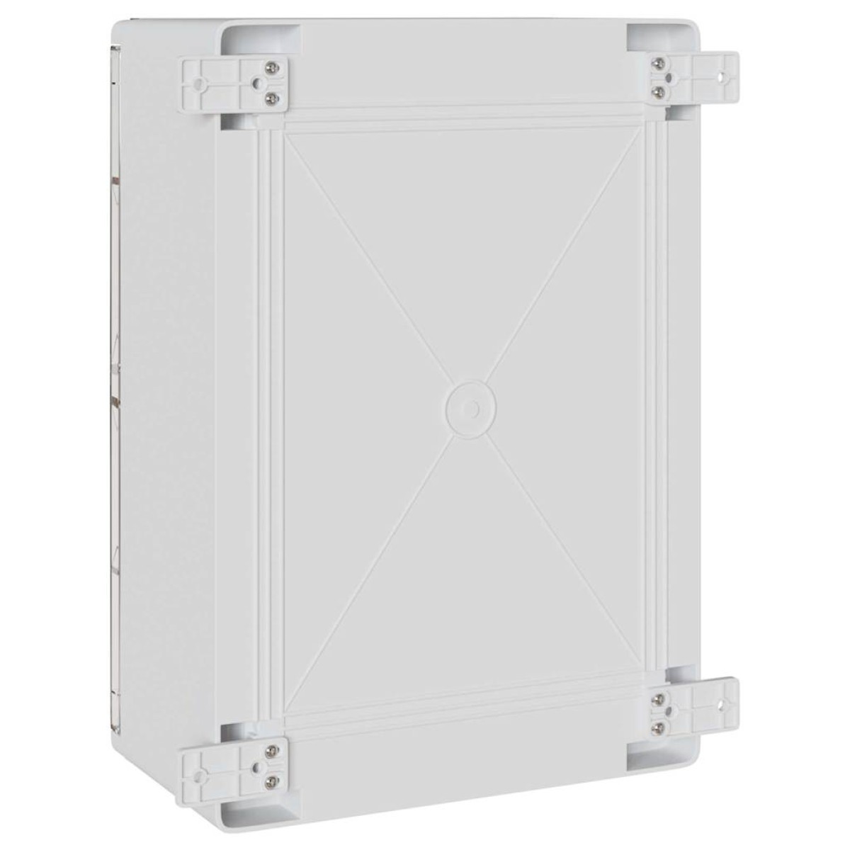 vidaXL Ντουλάπι Ελέγχου Γκρι 42 x 19,5 x 50 εκ ΑΒΣ Πλαστικό