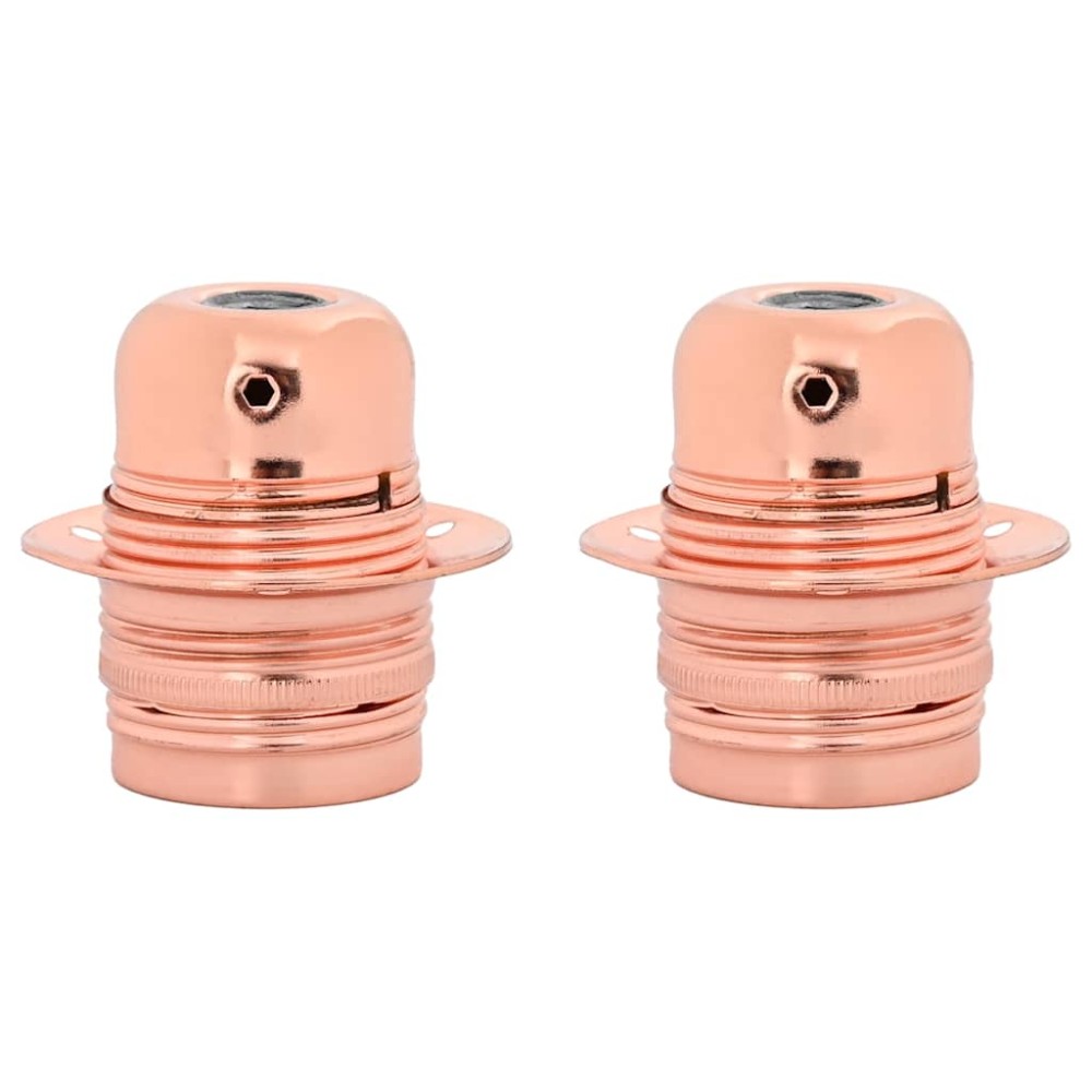 vidaXL Λαμπτήρες 2 τεμάχια Rose Gold E27