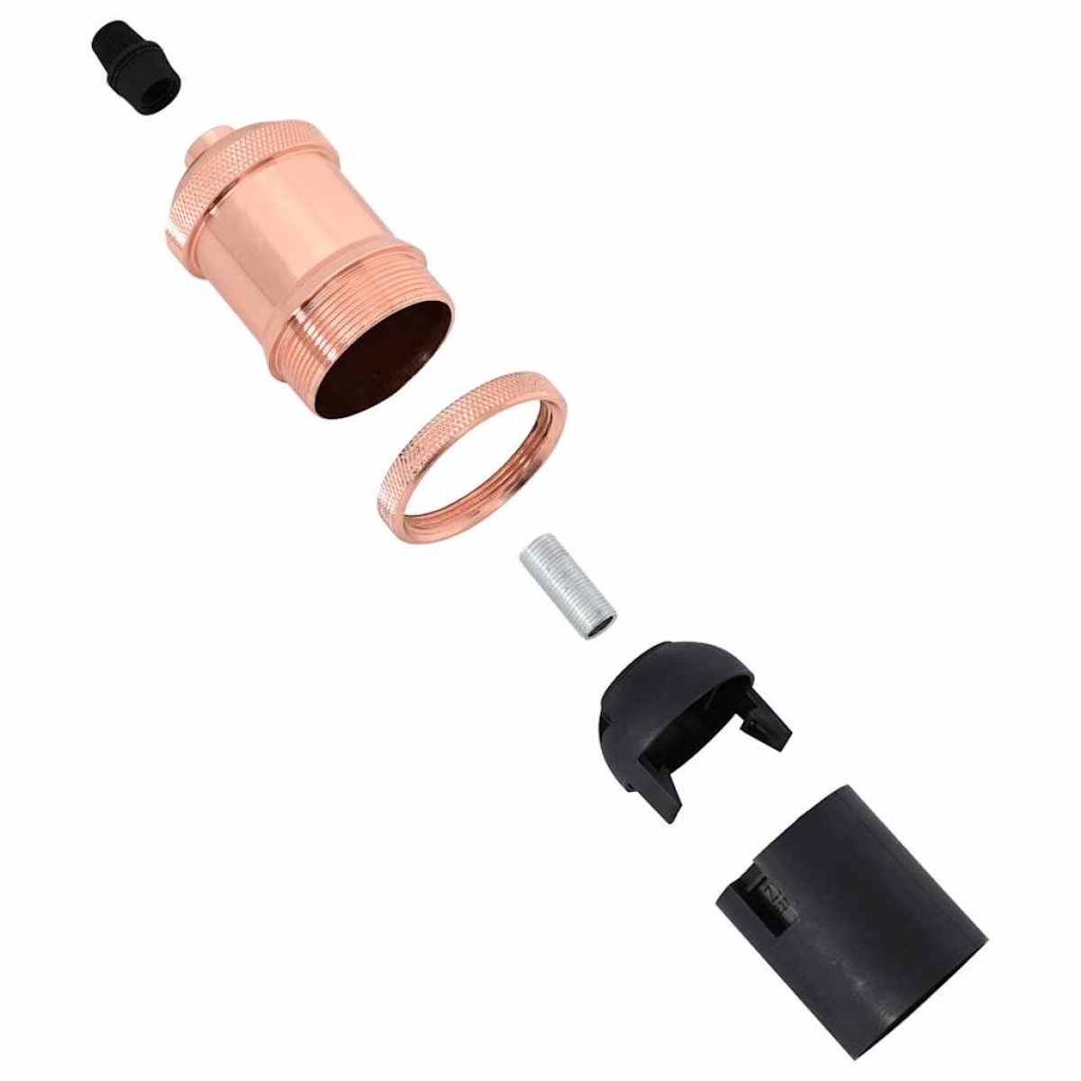 vidaXL Λαμπτήρες 2 τεμάχια Rose Gold E27